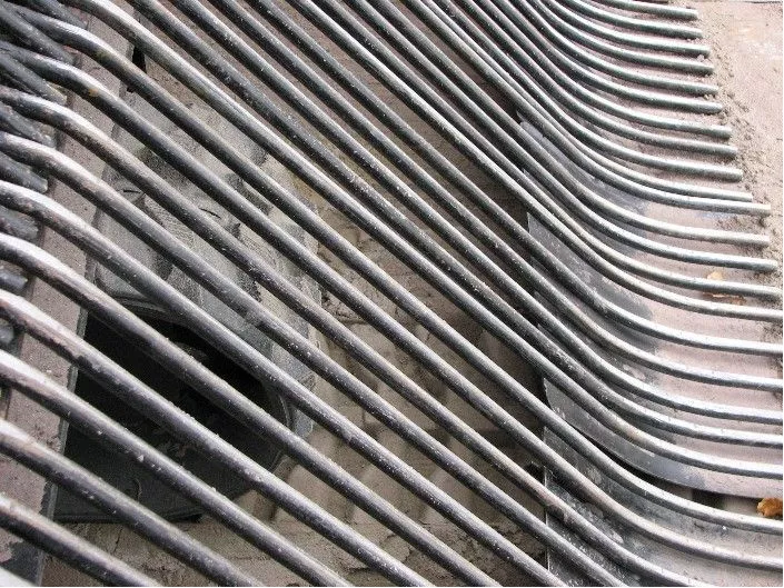 The Tiger Stone's ramp, which the bricks slide down