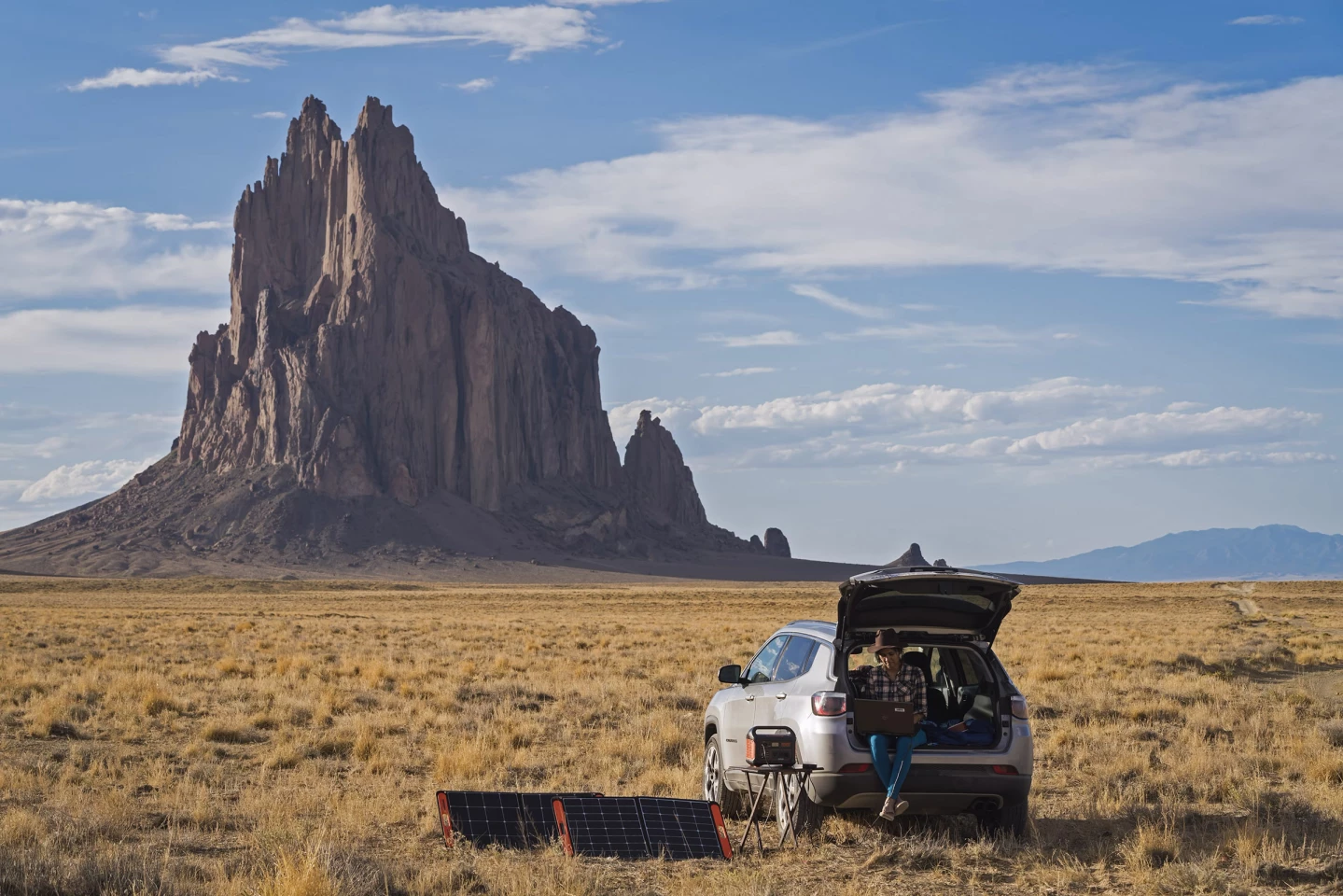 Easily deployable portable solar panels to keep your electronics topped up while out on a great adventure