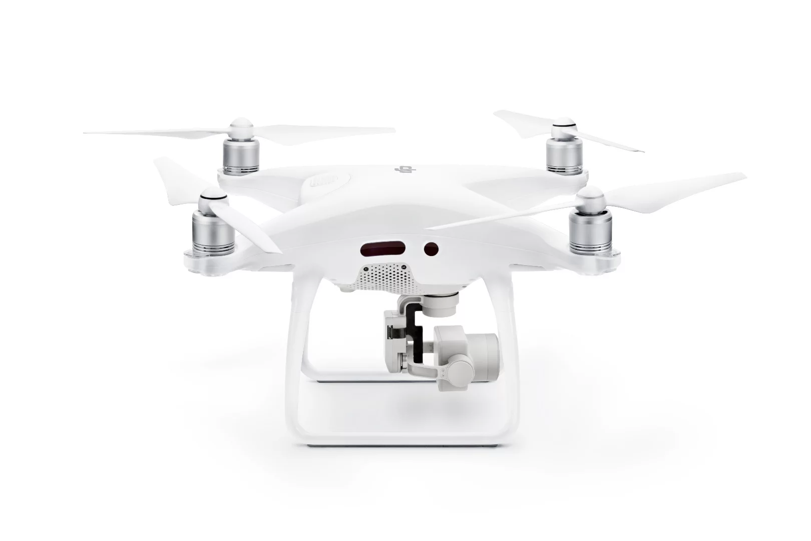 DJI Phantom 4 Pro: infra-red sensors on the left and right sides add sideways obstacle avoidance abilities