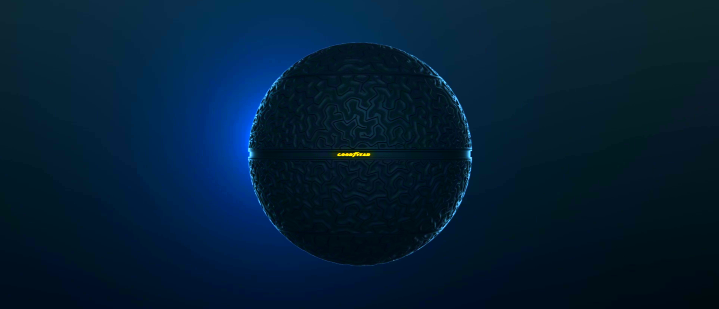 The Goodyear Eagle-360 is a concept tire for autonomous cars