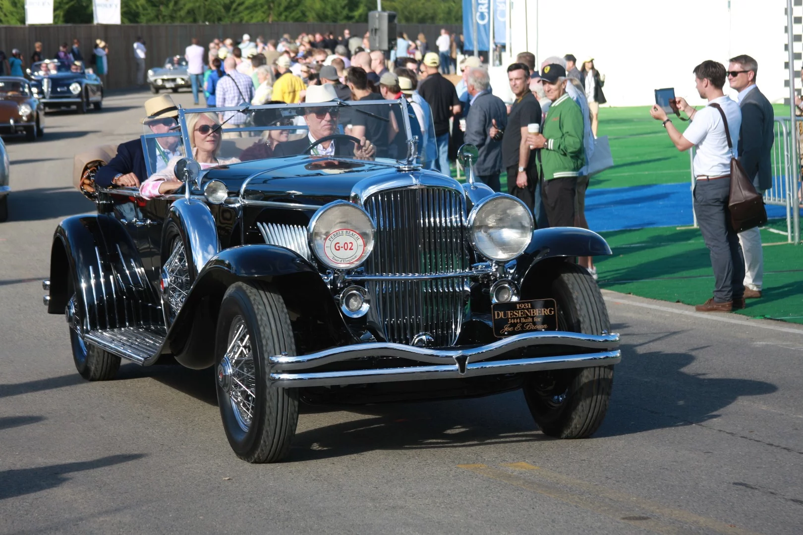 A 1931 Duesenberg begins The Pebble Beach Concours d'Elegance Tour