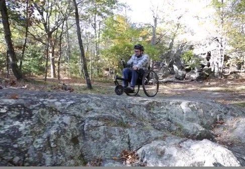 Rock crawling with the GRIT Freedom Chair