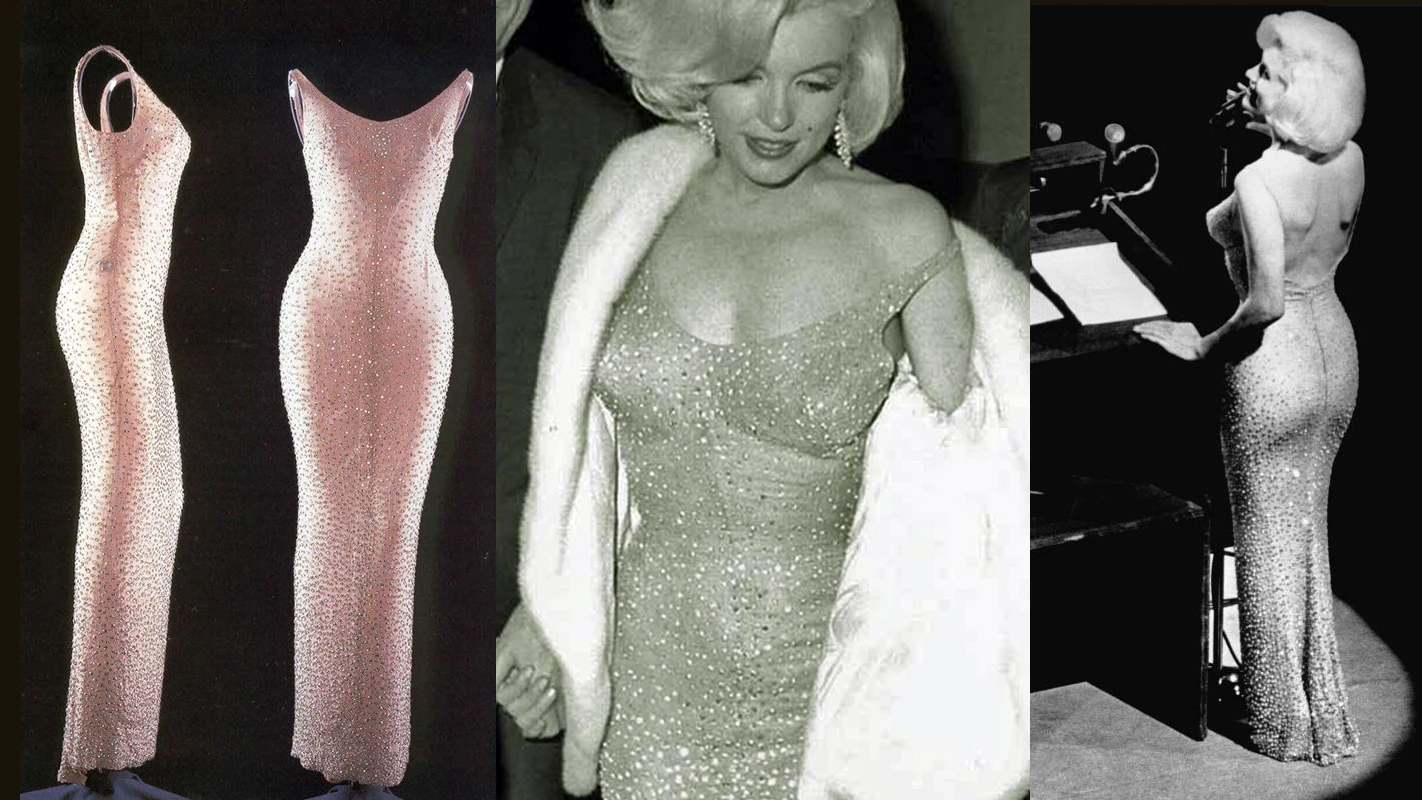 marilyn monroe happy birthday mr president dress Marilyn's 'Happy Birthday, Mr. President' Sells for $4.8M Marilyn Monroe's Iconic "Happy Birthday"