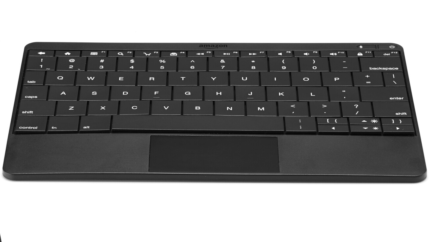 The Fire Keyboard is light, thin – and has a trackpad