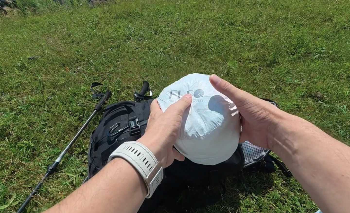 Pulling out that roll of ...tent