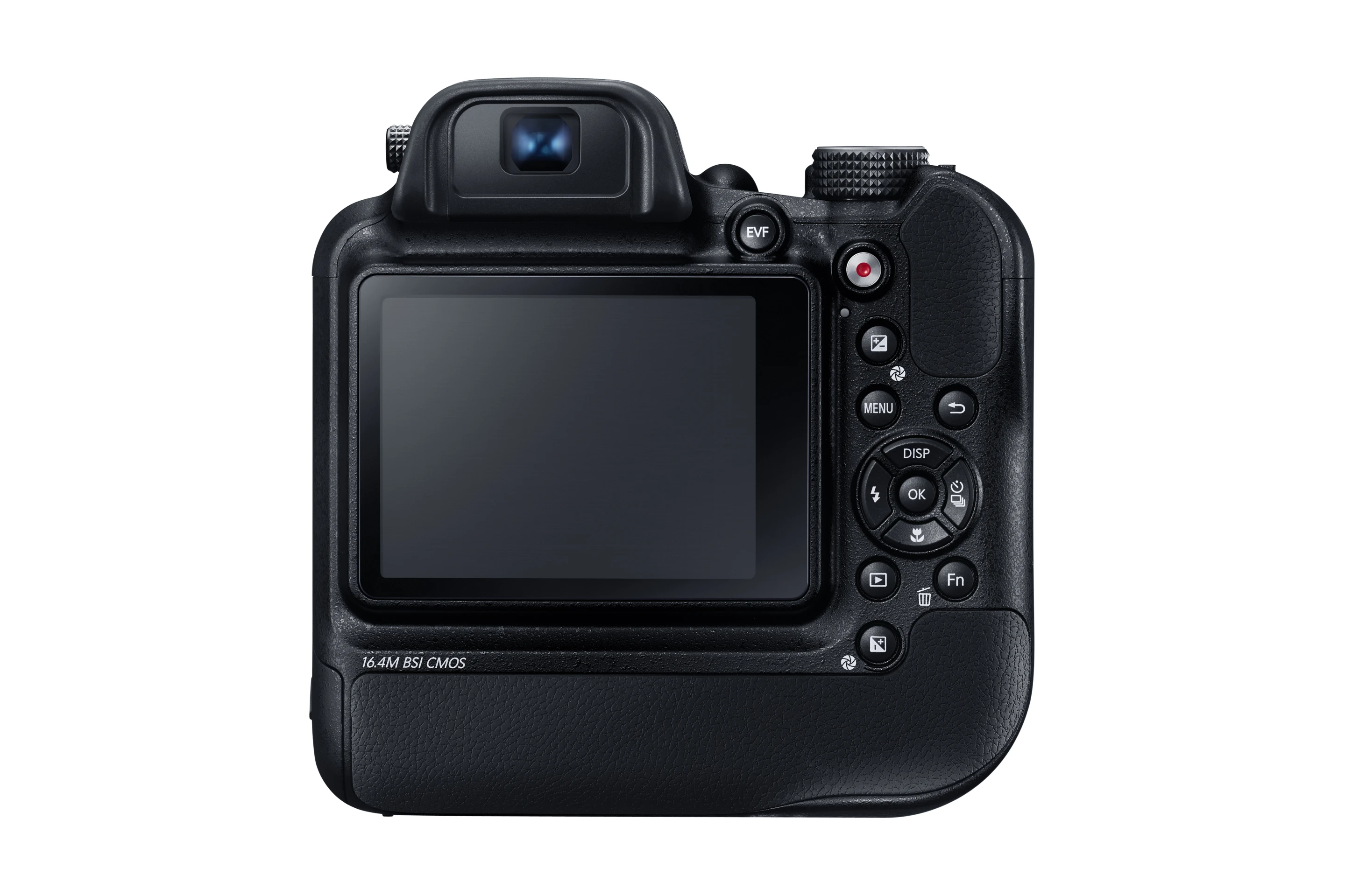The WB2200F features a 3in (75mm) hVGA LCD screen and EVF