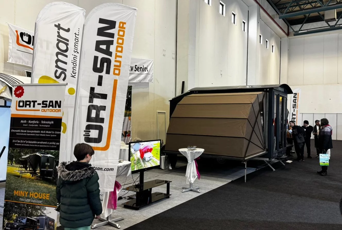 The Mini House Caravan offers a multi-room layout like a small dwelling but tows easily from place to place