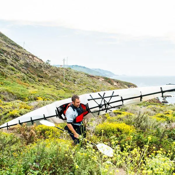Like Oru's other offerings, the 34 lb (15.4 kg) Coast XT folding kayak is cut out of polypropylene plastic