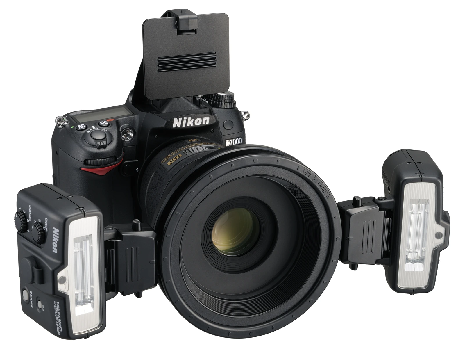The D7000 with flash module