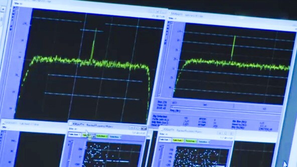 Rosetta's wake up signal to Earth (Image: ESA)