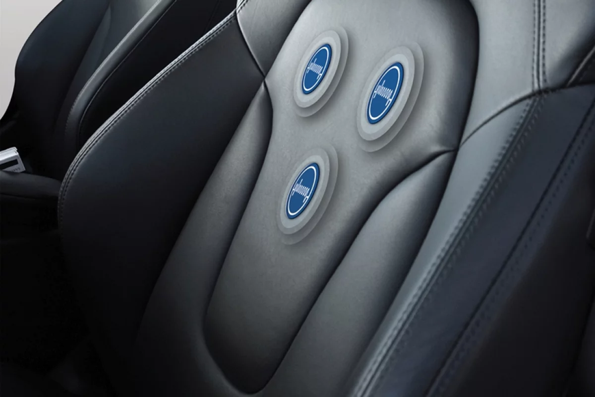 Sensors right in car seat textile could be used to monitor heart rate and detect when a driver is falling asleep