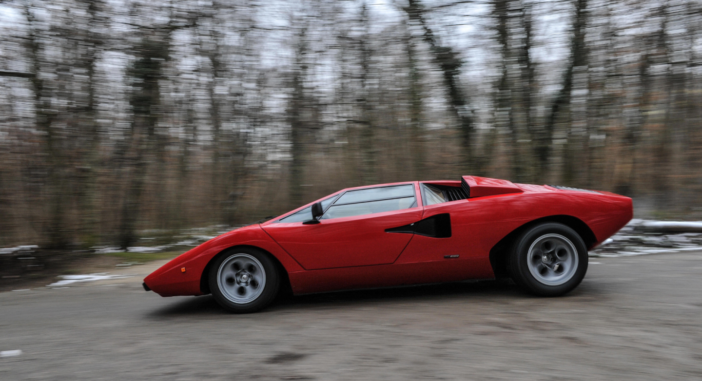 The Muira was a difficult act to follow, but the Lamborghini Countach LP400 Coupe that was first shown at the 1971 Geneva Motor Show was a milestone in automotive history. It garnered attention all over the world. This original series Countach sold for $781,580 (€638,250)