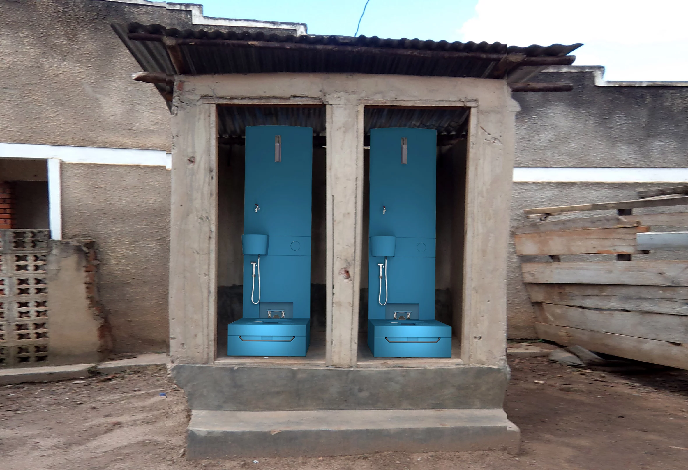 The “Diversion” squatting toilet from Eawag
