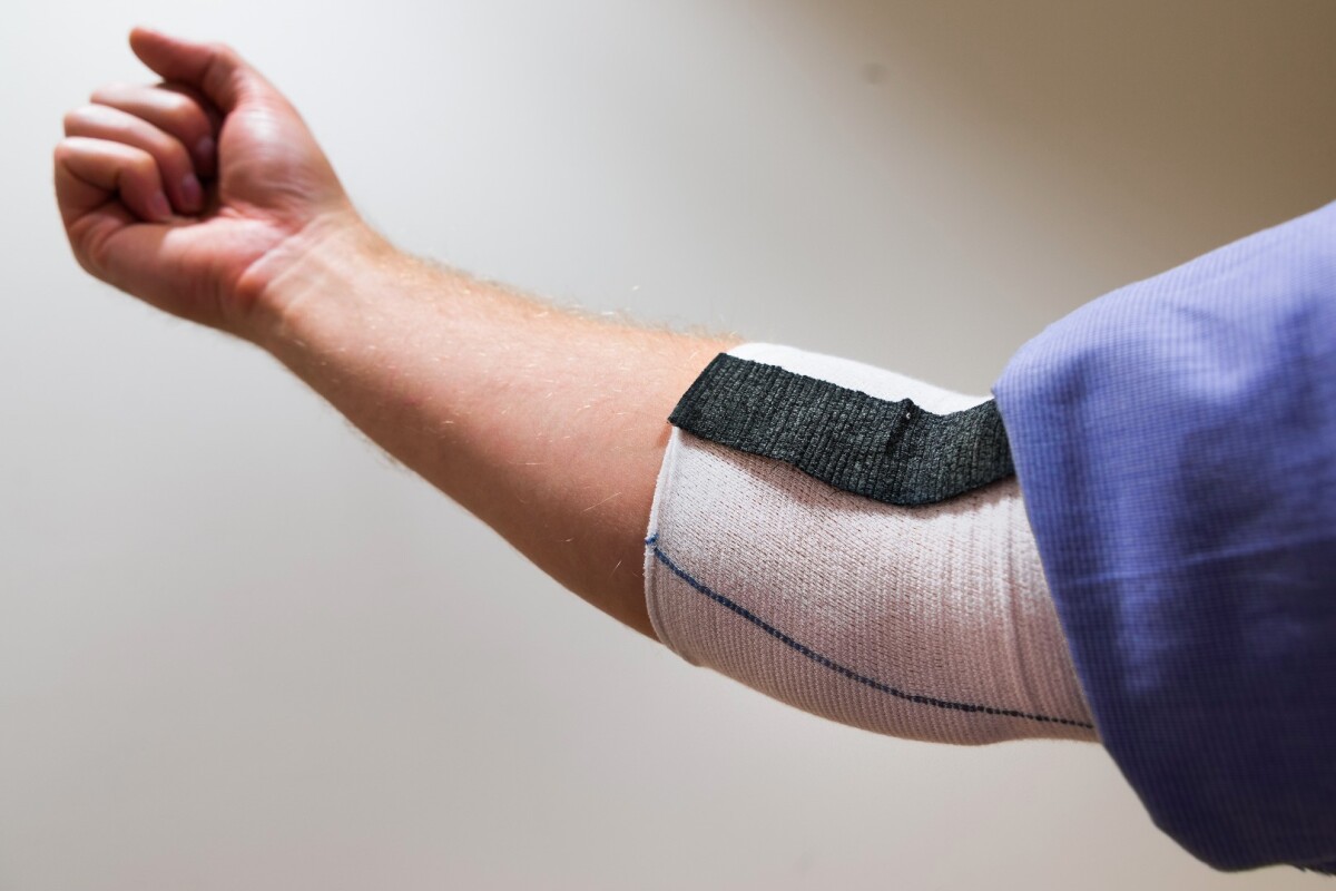 The technology could be incorporated into garments worn under regular clothing