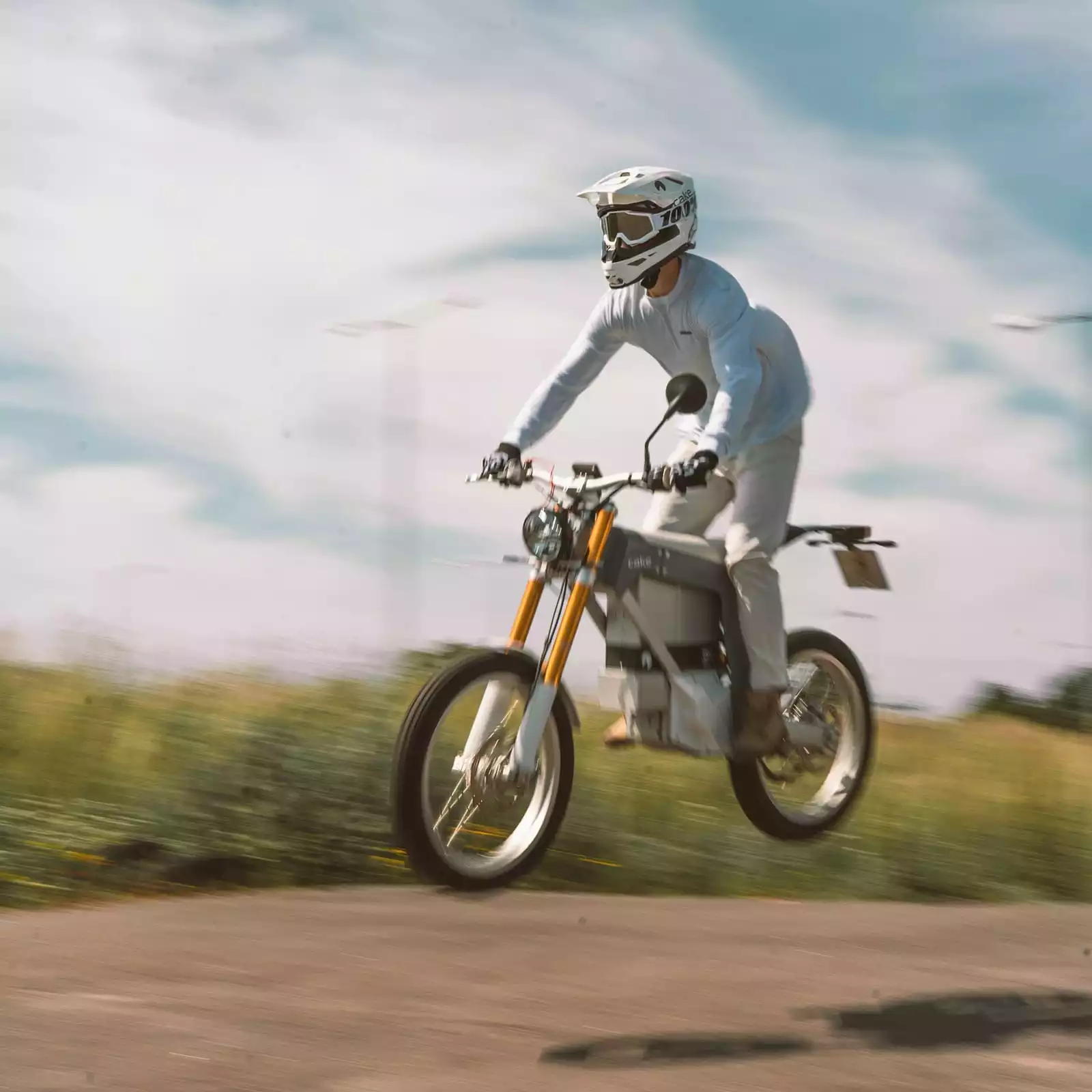 Custom-designed Ohlins suspension is ready for abuse