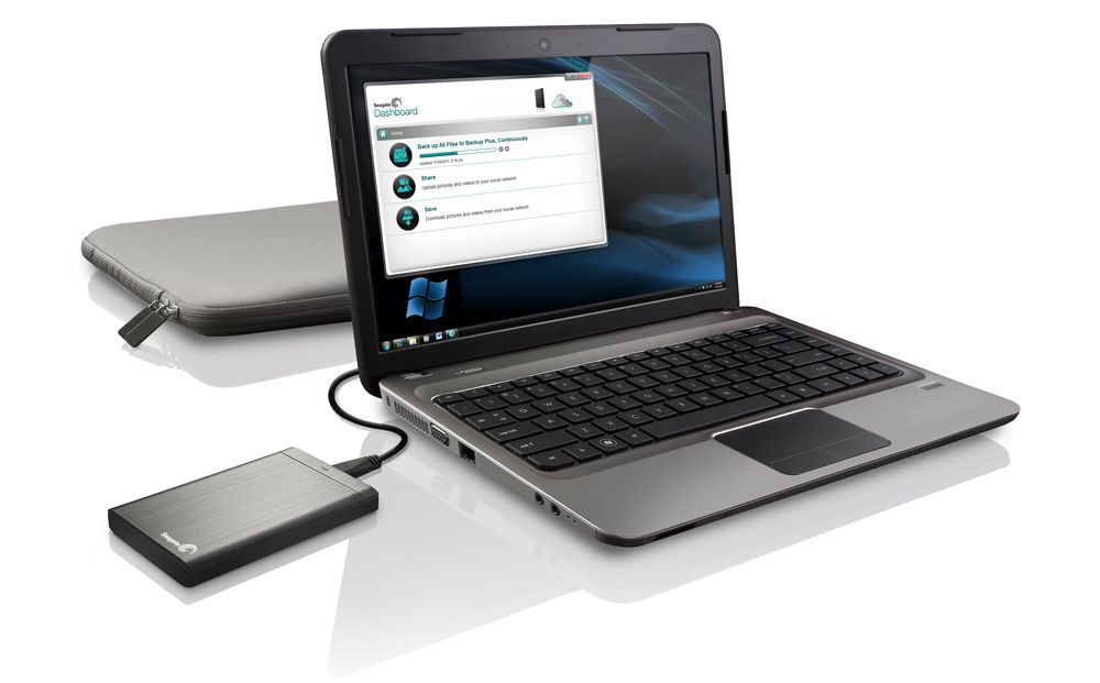 Backup Plus uses a desktop dashboard to initiate backups of the computer and social network sites