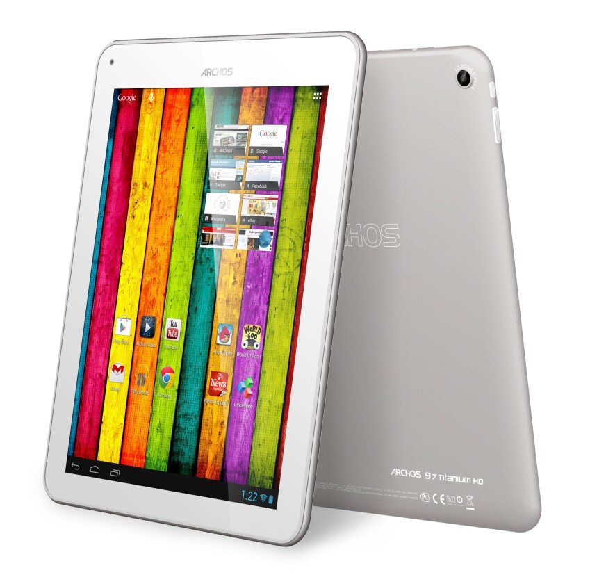 The Archos 97 Titanium HD is designed to compete with Apple's iPad