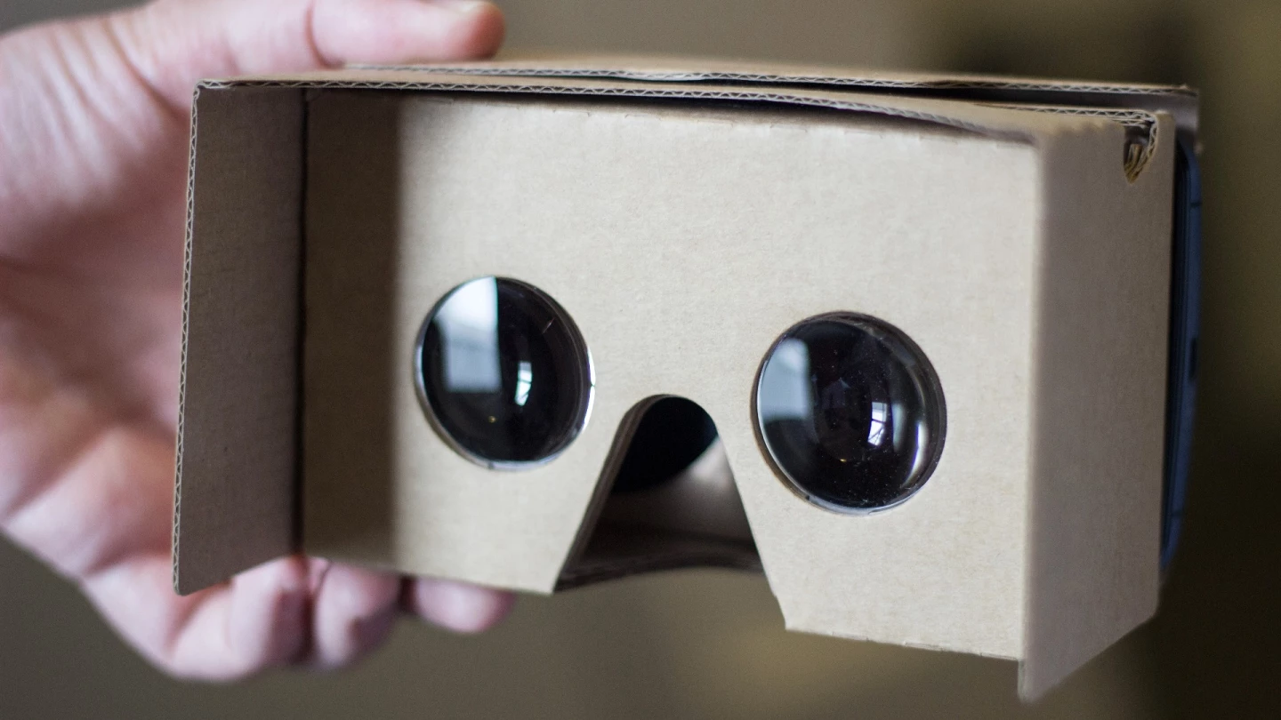 A cheap Google Cardboard headset – better for a quick taste than anything sustainable