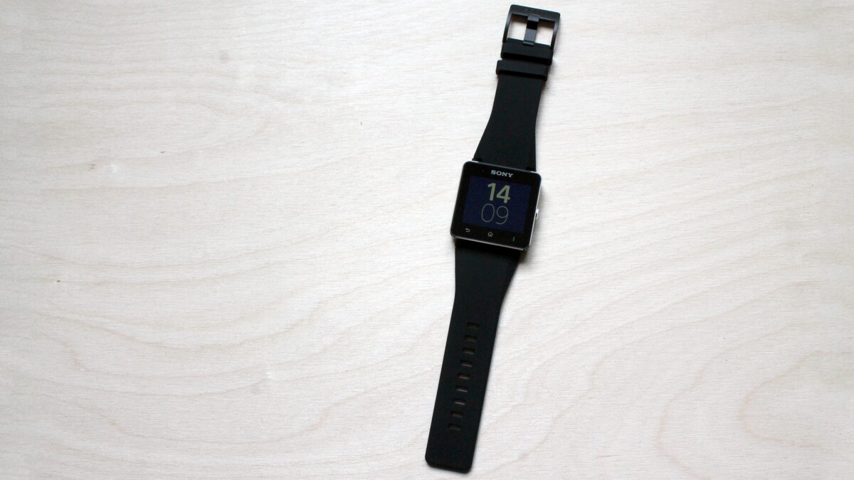 We thought the default silicone band on the SmartWatch 2 felt cheap