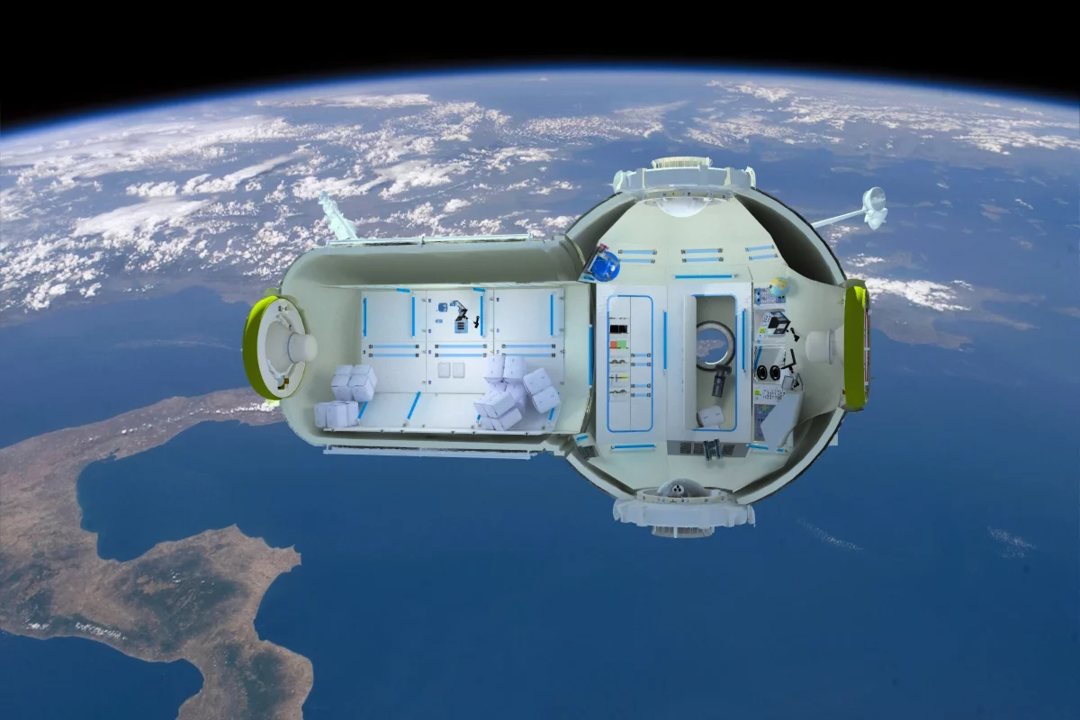 The Commercial Space Station In Section