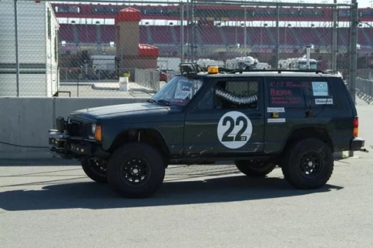 Team AION had high hopes for its 1994 Jeep Cherokee-based autonomous vehcile but did not make it to the staring grid of the main event