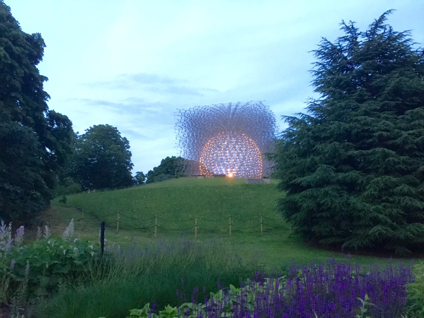 The Hive at Kew Gardens in London is a new installation inspired by recent research on bee communication