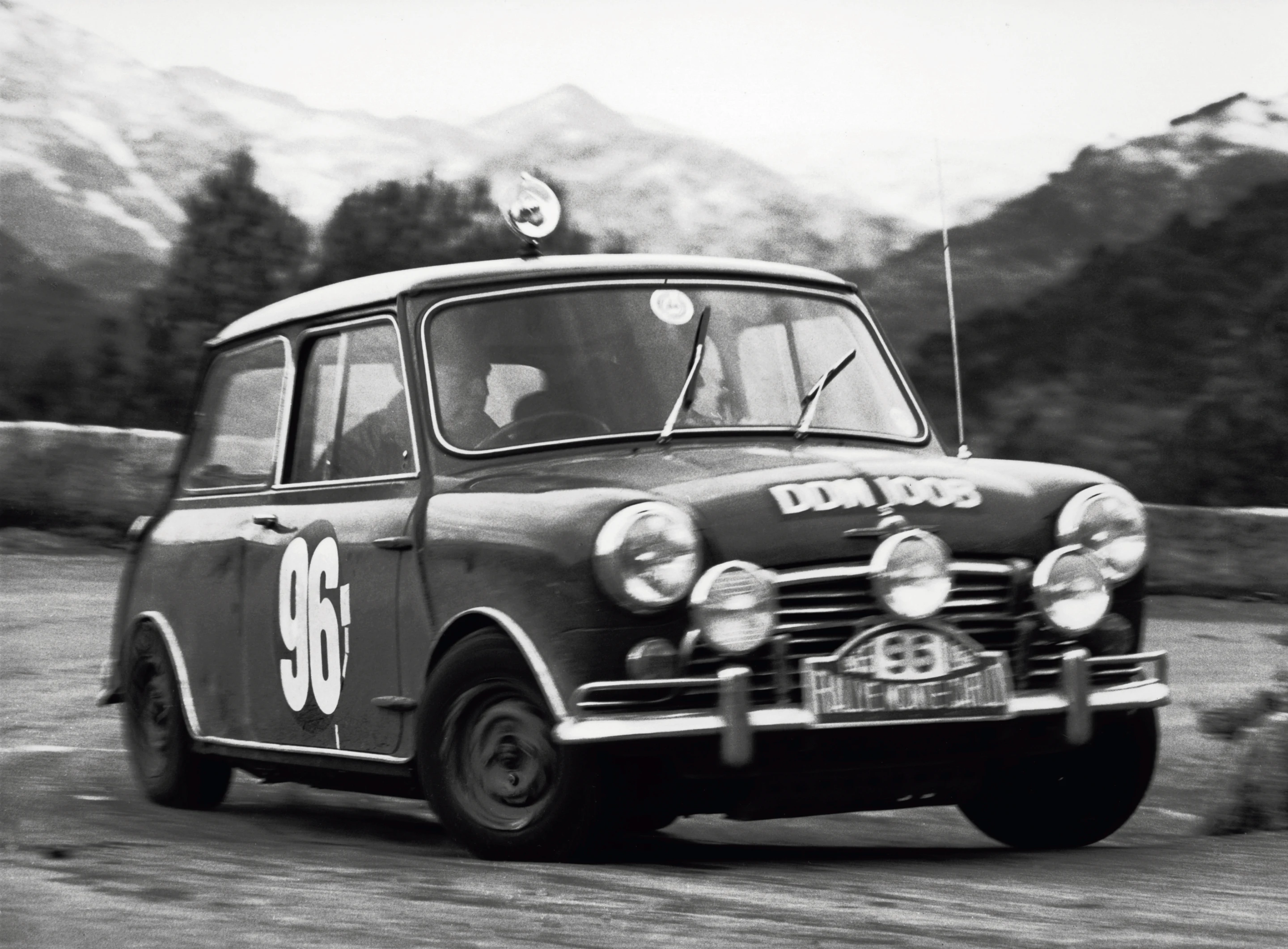 Mini during its Monte Carlo-winning period in the early sixties