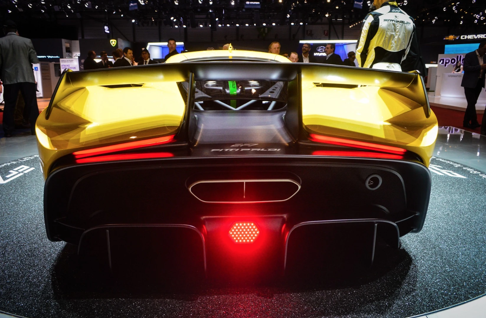 The Fittipaldi EF7 Vision Gran Turismo weighs only about 2,200 lb and outputs more than 600 horsepower