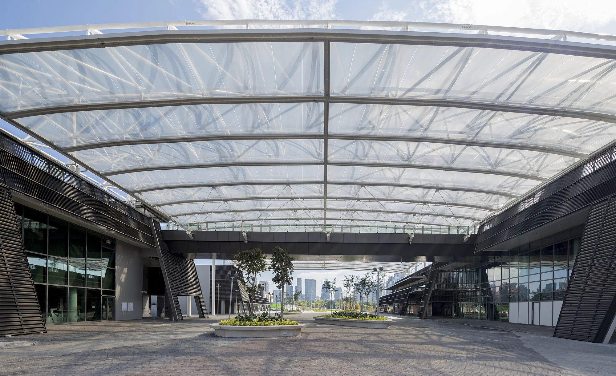 The complex's centerpiece is the 55,000 seat Singapore National Stadium (Photo: DP Architects)