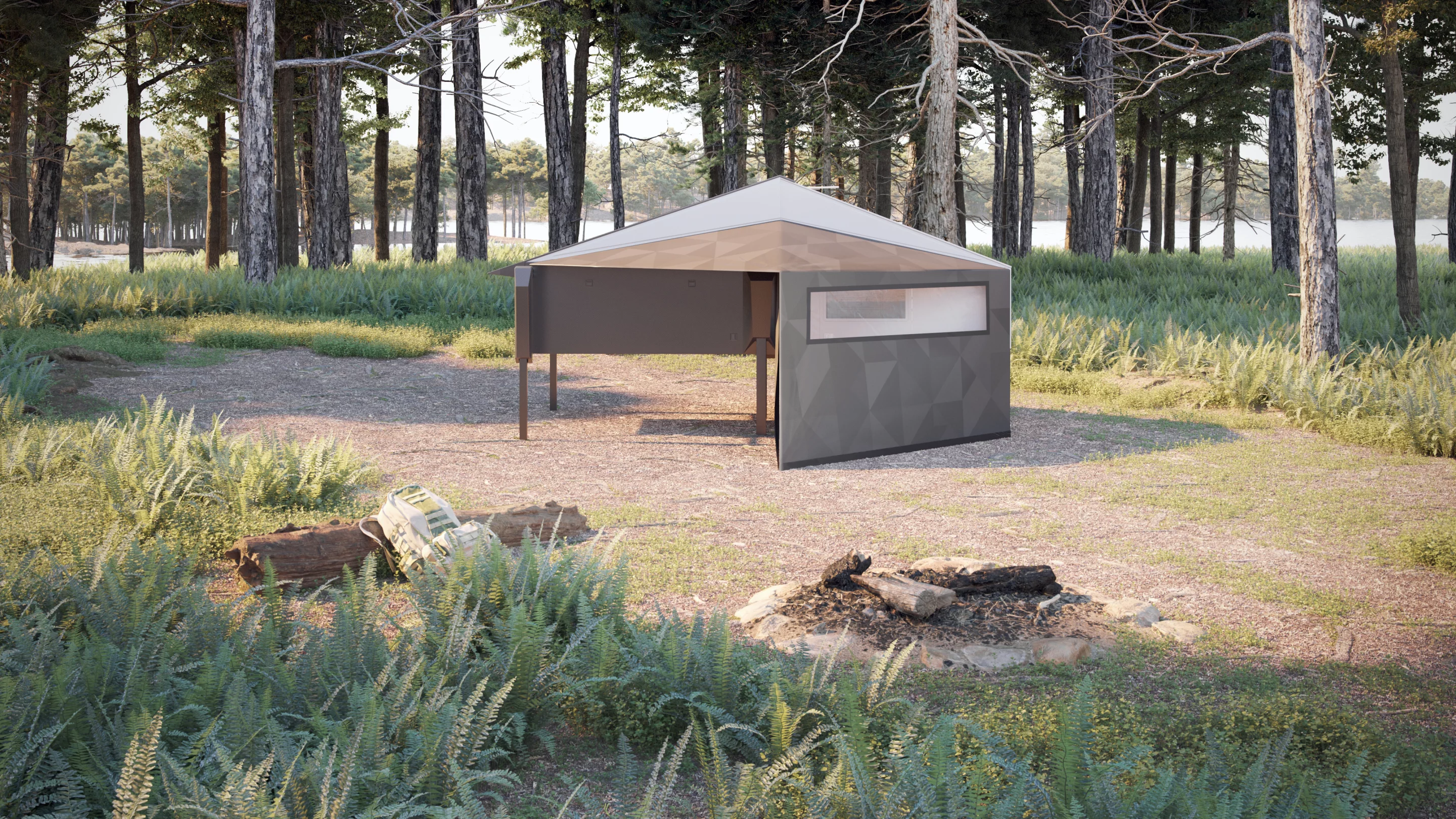 A nice feature of the Form design, the camper can be demounted and left at camp while the truck is free to explore and adventure