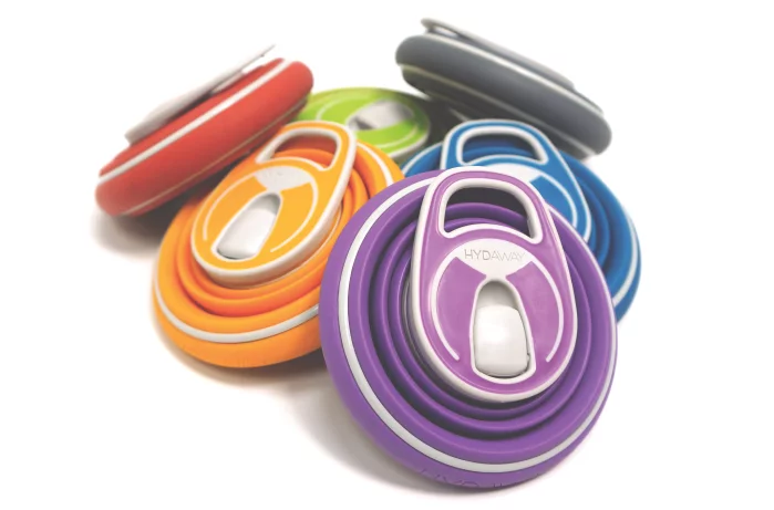 Hydaway bottle, collapsed