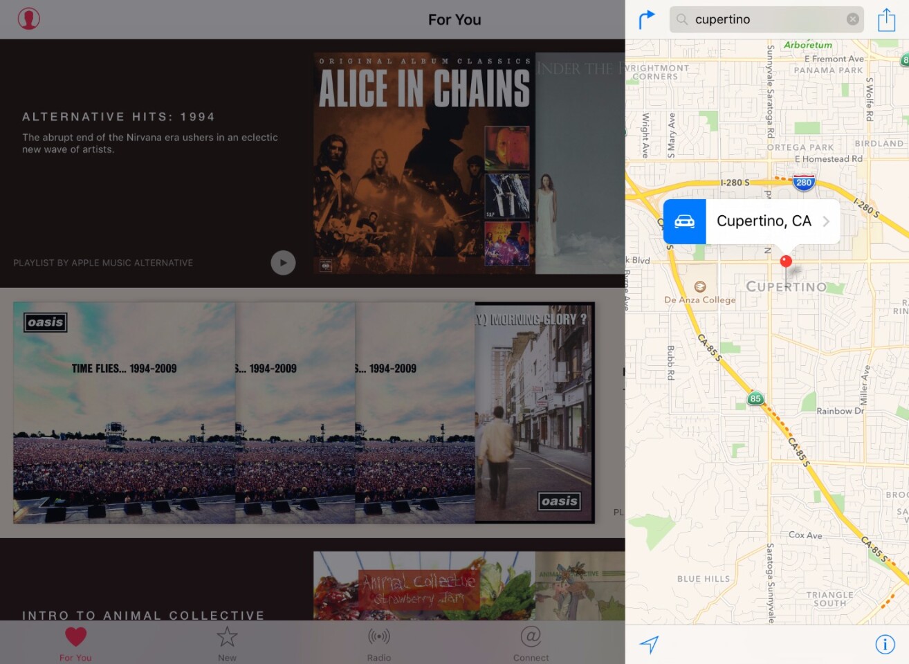 A new Slide Over feature comes to the newer iPad models