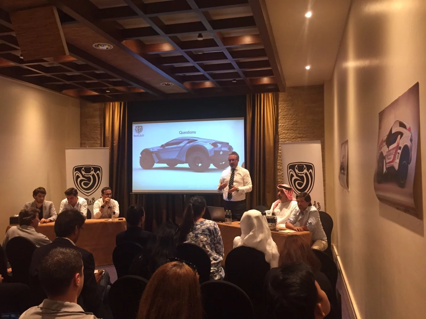 Zarooq held a press conference prior to the Abu Dhabi Grand Prix