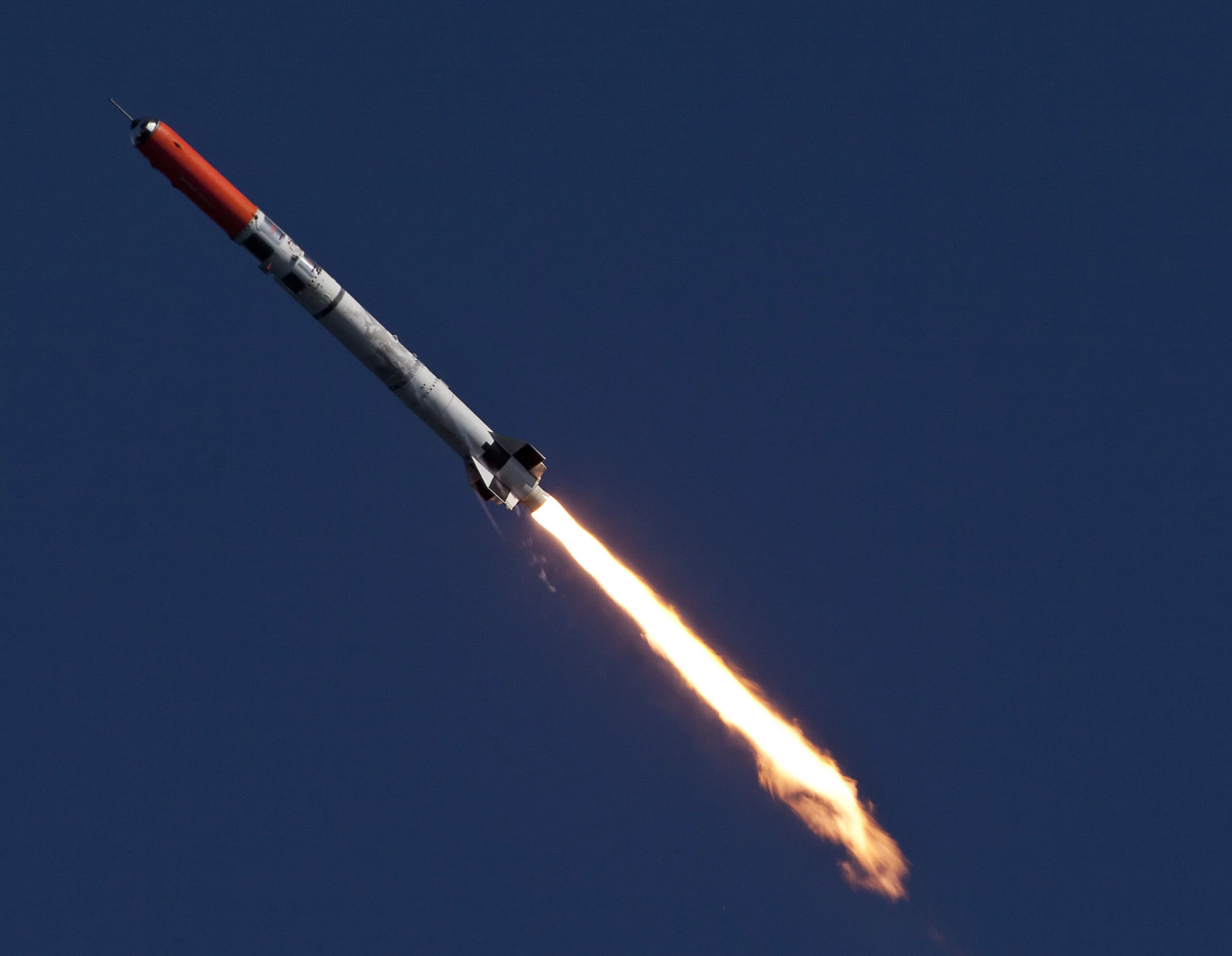 The world's smallest crewed spacecraft, built in Denmark, was successfully test-launched from the Baltic Sea last week (Photo: Copenhagen Suborbitals)