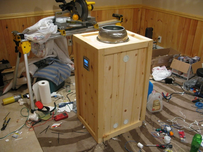 The Robo-Washer prototype - construction just completed