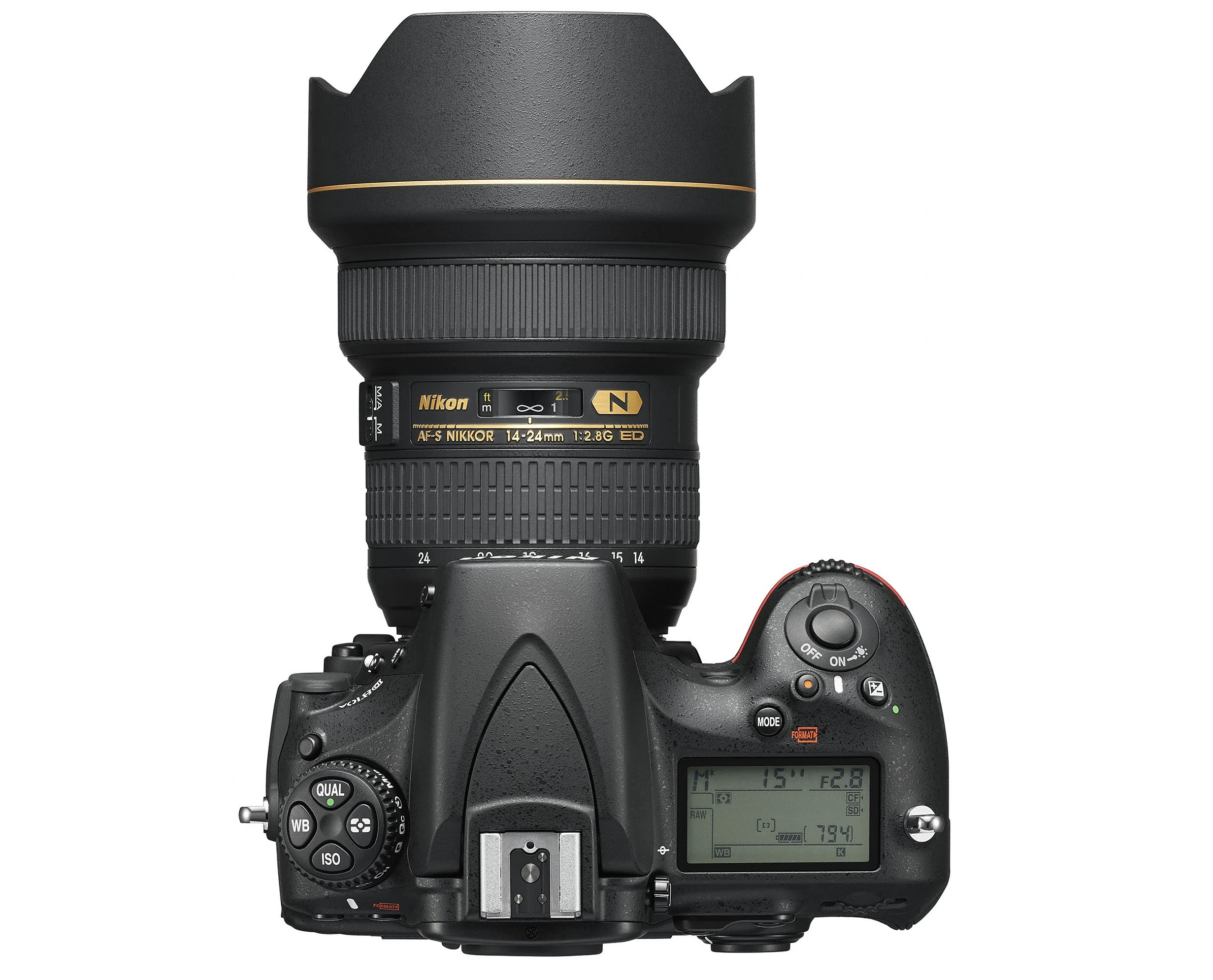The Nikon D810A has a modified infrared cut filter to allow it to capture the strong red H-alpha light emitted by nebulae and galaxies