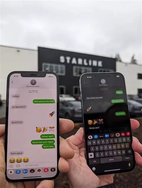 The SpaceX team successfully sent text messages via the new Direct to Cell satellites on January 8