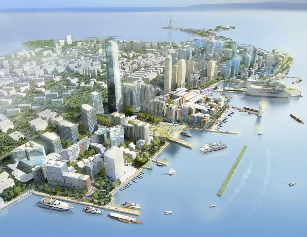 Qingdao Harborfront by EE&K a Perkins Eastman company, Urban Design Honor Award Winner (image: EE&K a Perkins Eastman)