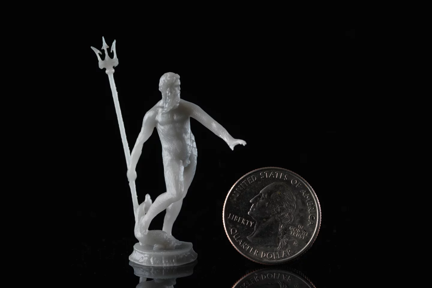 Formlabs' desktop 3D printer Form 1 produces parts with a layer thickness of 25 microns