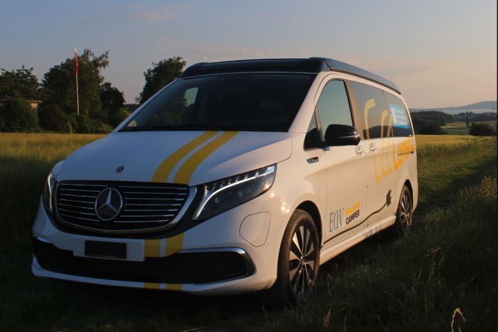 Swiss camper specialist Yellowbus took a big leap forward from its PostBus-camper roots to create one of the first EQV camper vans in the world