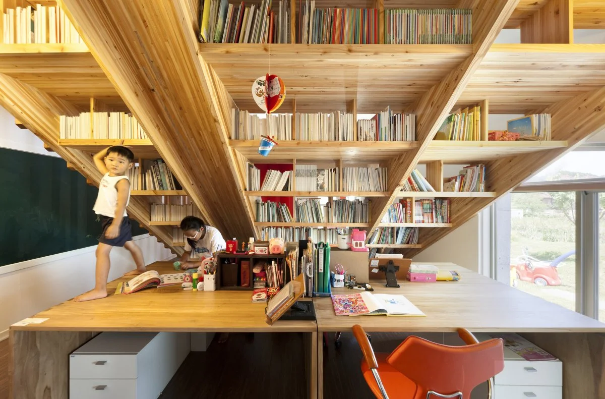 There is enough room under the stairs for a home office