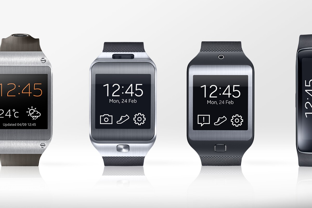 Gizmag lines up Samsung's four Gear devices to compare their features and specs