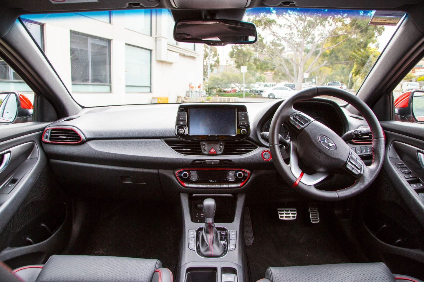 Behind the wheel of the i30 SR Premium