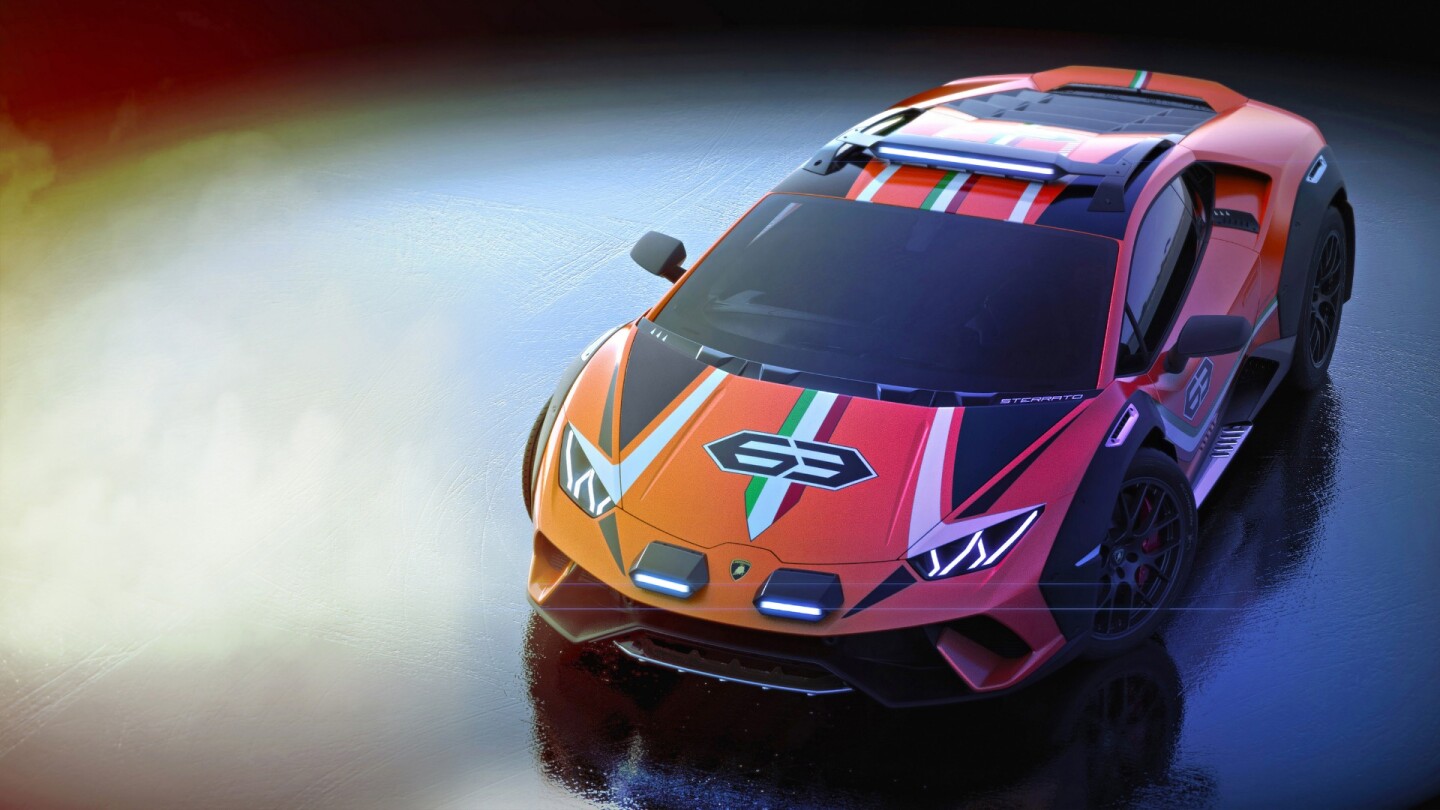 Tuning to the Sterrato's LDIV (Lamborghini Dinamica Veicolo Integrata) system provides more off-road-specific response and handling