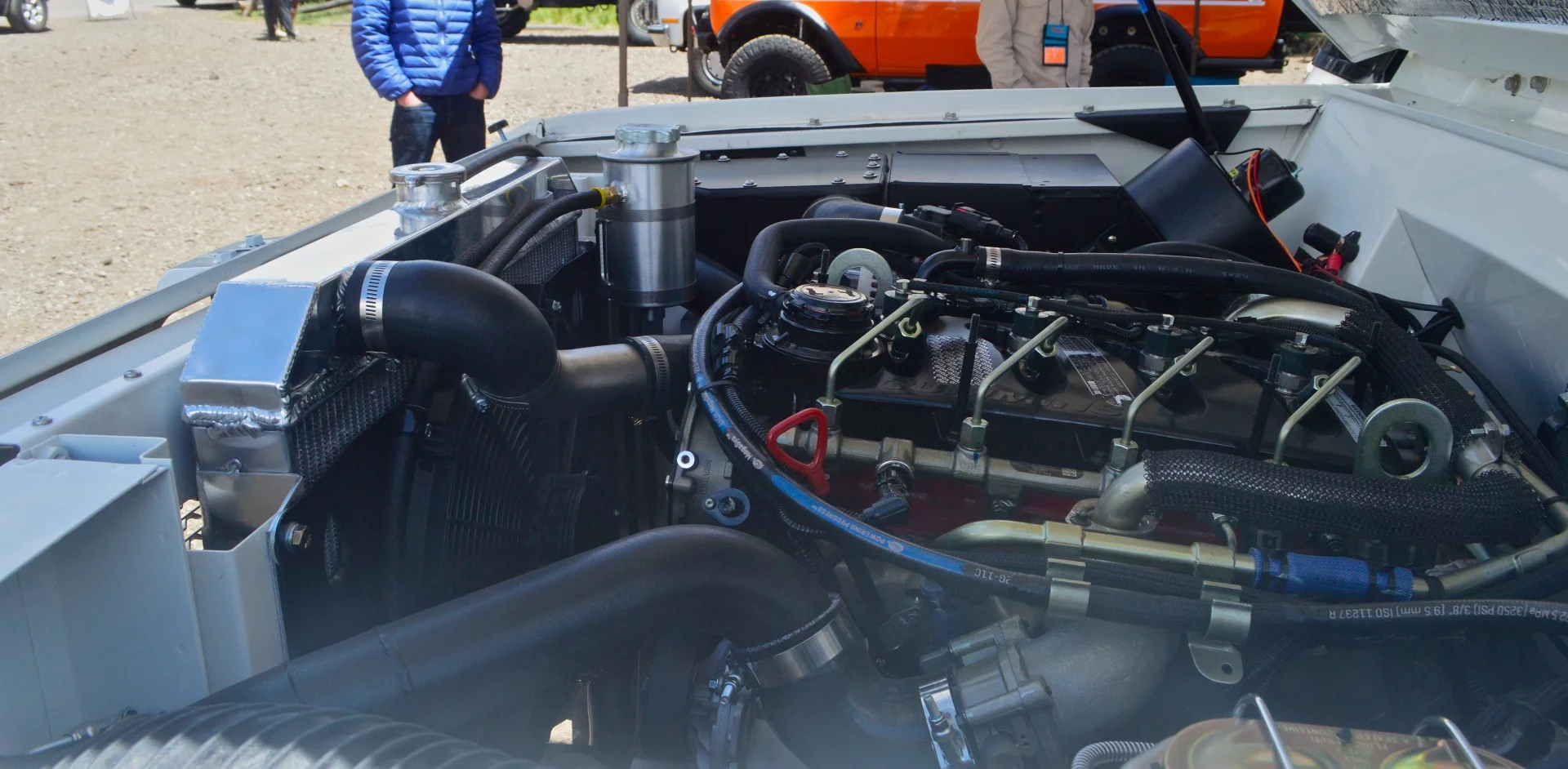 New Legend offers an optional 2.8-liter Cummins turbo diesel on the Scout 800s, a GM LS3 comes standard