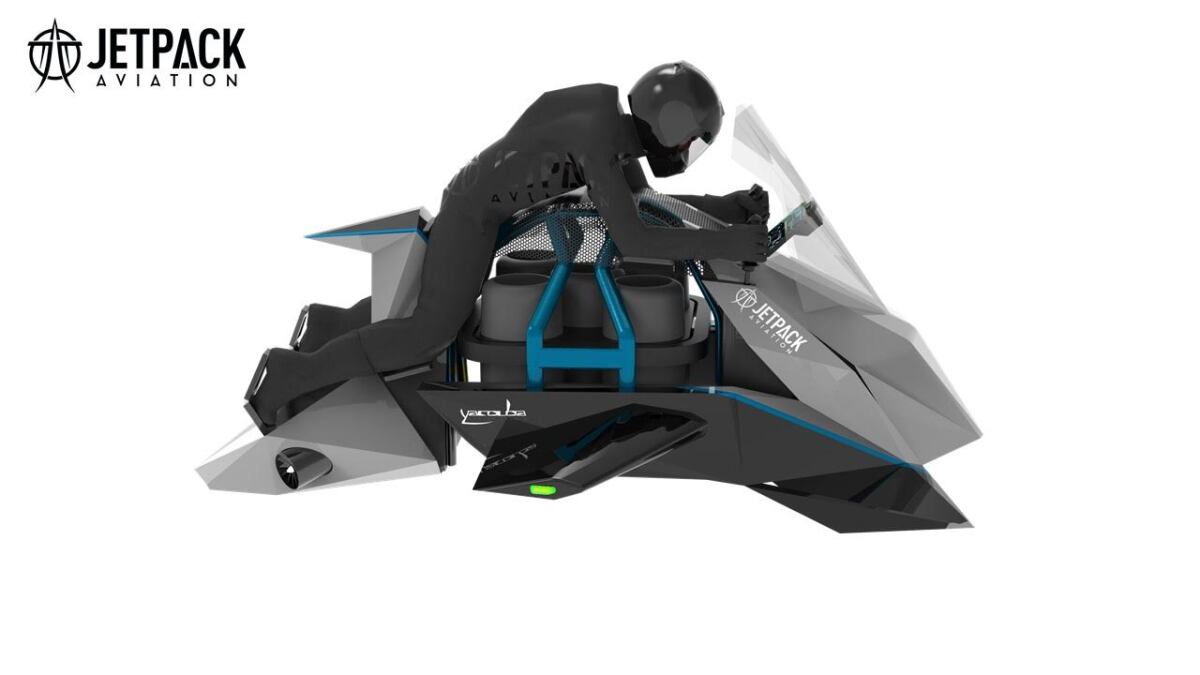 Dynamically unstable: the Speeder balances in the air much like a rocket, gimbaling its engines to balance the load above