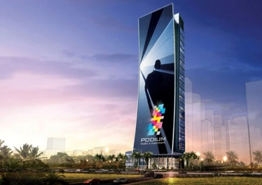 Rendering of the Podium tower