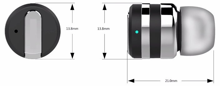 The Dot claims the title of "world's smallest Bluetooth headset"