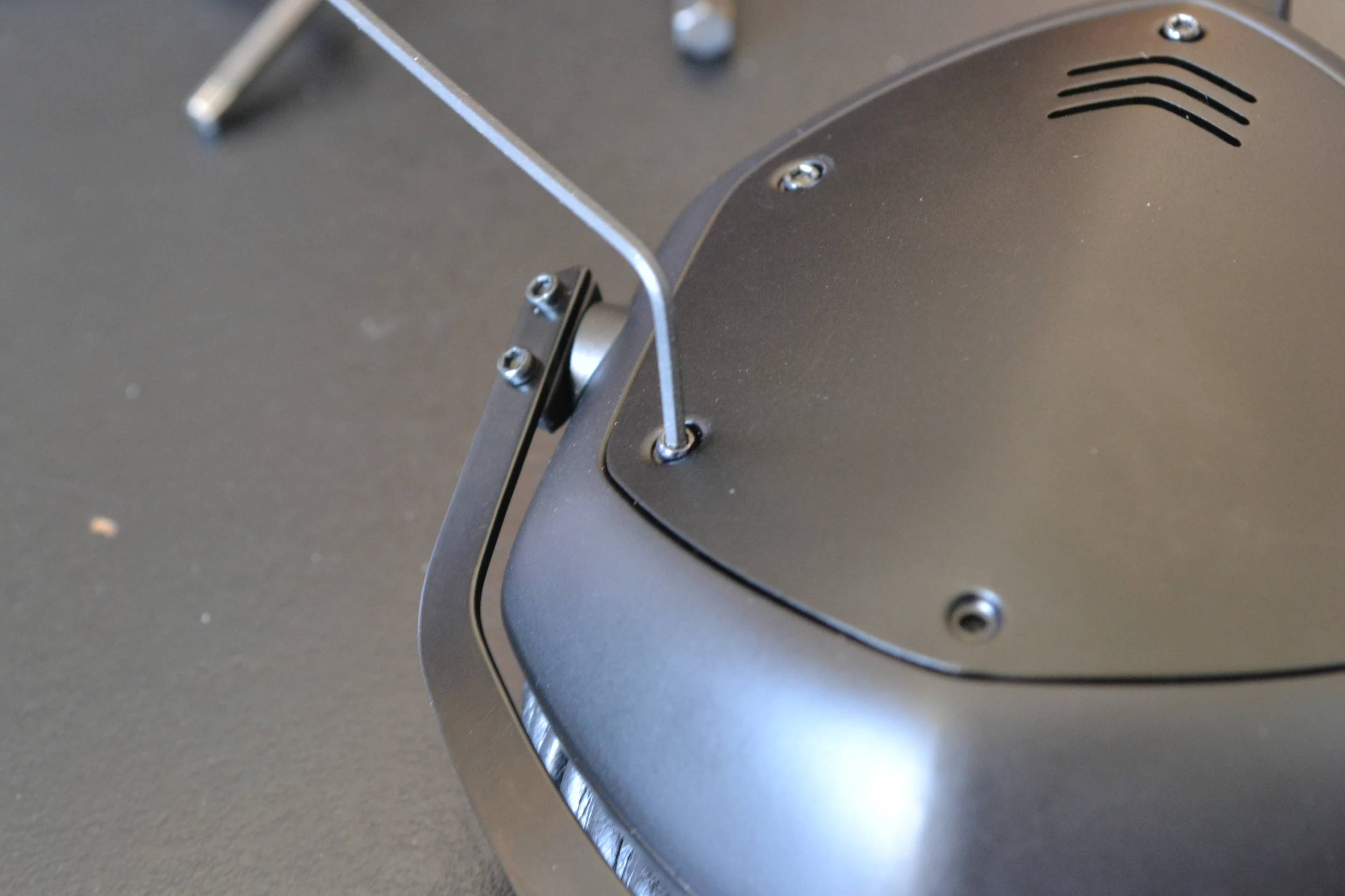 If you don't like the look of your M-100s, you can spruce them up a little by removing the supplied aircraft grade metal shields and replacing them with optional custom varieties
