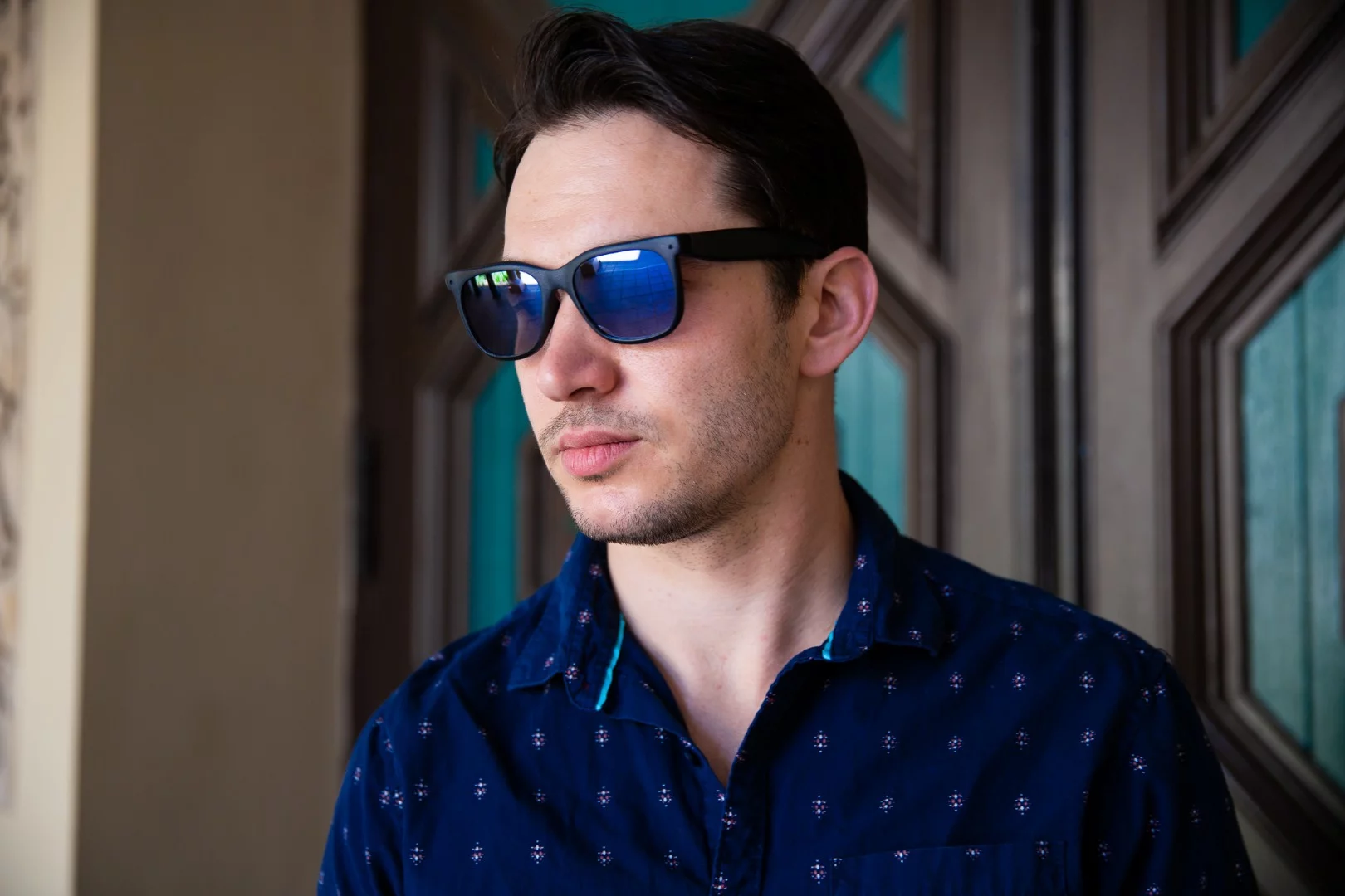 Norm Glasses are augmented reality glasses designed to look like regular ones